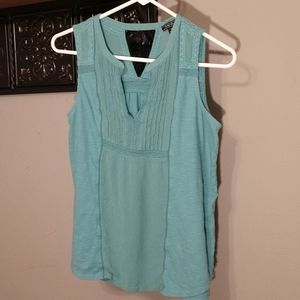 Lucky Brand Teal Shirt Short Sleeve M Medium